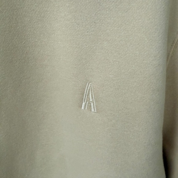 Atrium Collective Plenty Men's Crewneck Sweatshirt in Buttercream NWT - Picture 2 of 6